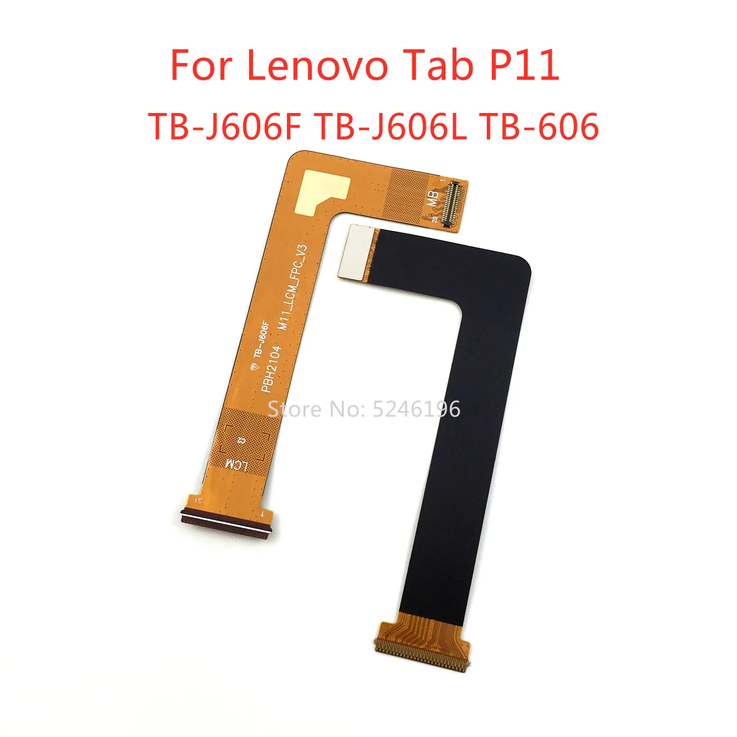 

1 шт., разъем гибкого кабеля ЖК-дисплея для Lenovo Tab P11 TB-J606F TB-J606L TB-J606N TB-J606, запасная часть
