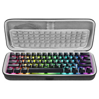 Geekria 60% Compact Keyboard Case for 61Keys Gaming Keyboards, Hard Carrying Case Compatible with Razer Huntsman Mini 60%, RK61