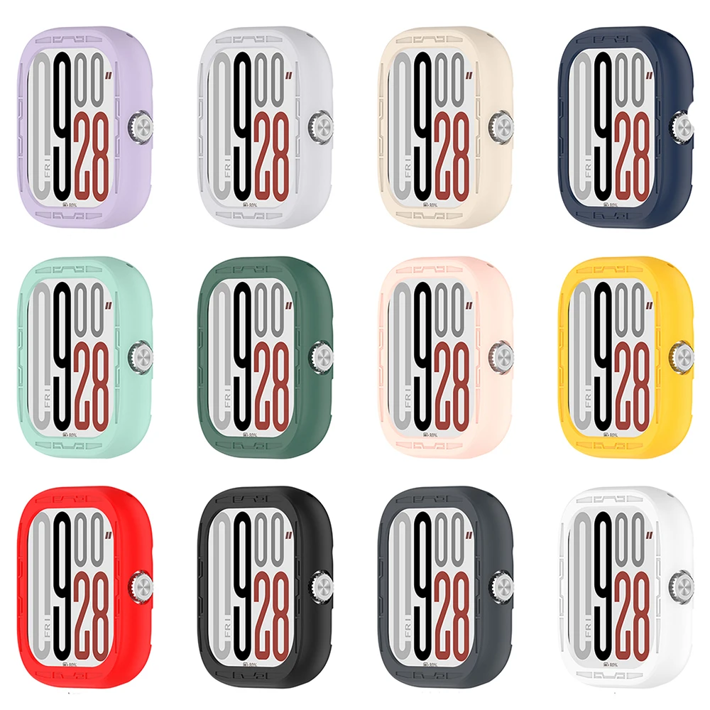 حافظة واقية من السيليكون الناعم لساعة Redmi Watch 5 4 غطاء ممتص للصدمات بإطار شل