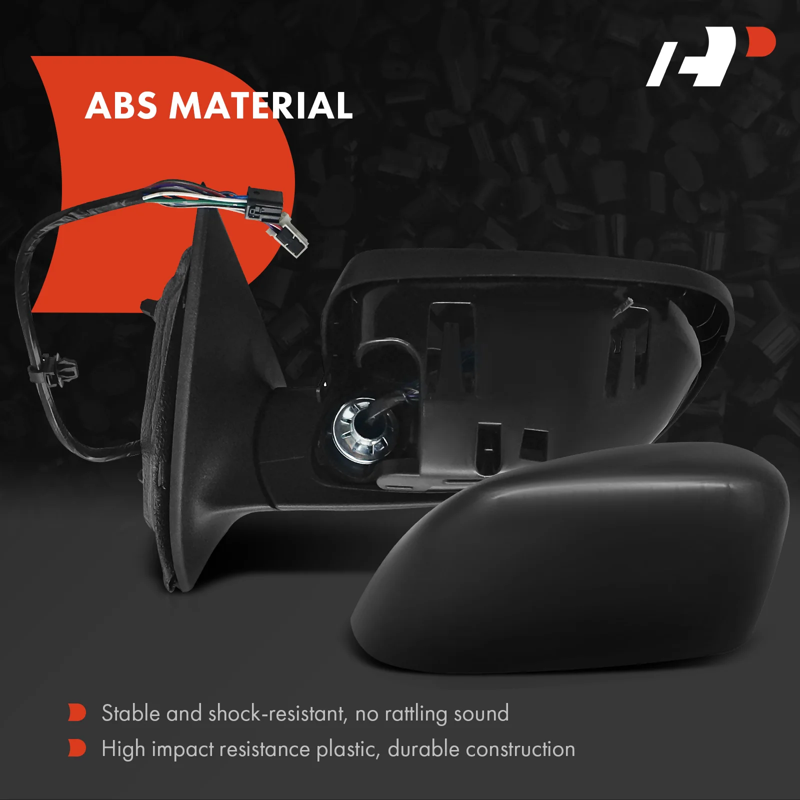 A-Premium Driver Side Power Door Mirror for Jeep KL Cherokee 2014-2018 Manual Folding Blind Spot Detection Turn Signal Heated