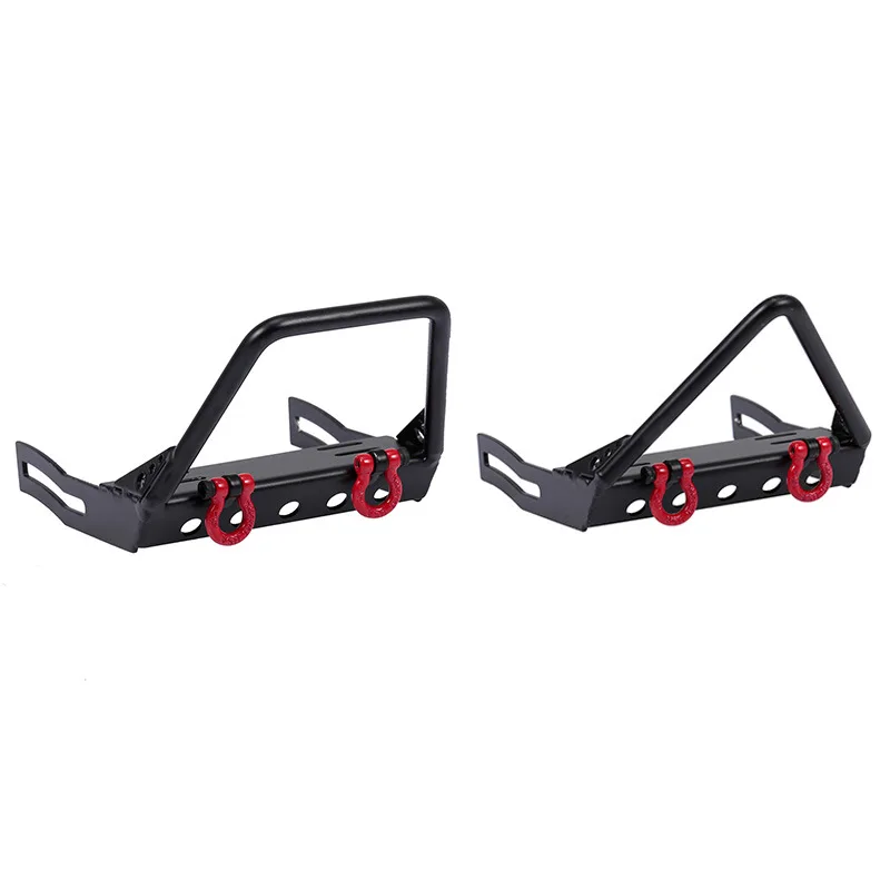 

1/10 simulation climbing car TRX4 SCX10 front bumper, metal simulation front bar, frame anti-collision plate