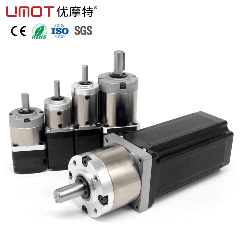 

UMOT 57mm/60mm DC 12V Planetary Gear Stepper Motor with Reducer Nema23/24 Planetary Gearbox Micro Step Motor with Planetary Gear
