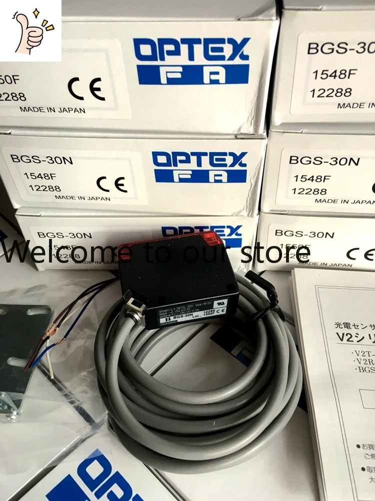 2026 Spot Sales New Original Japanese OPTEX Photoelectric Switch BGS-30N Genuine Guarantee