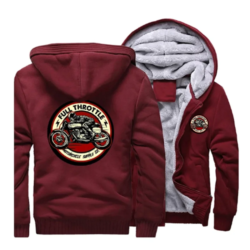 

Winter Men's Hoodie Men's Zipper Hoodie Sportswear Warm and Comfortable Winter Fashion Printed Thick Hoodie