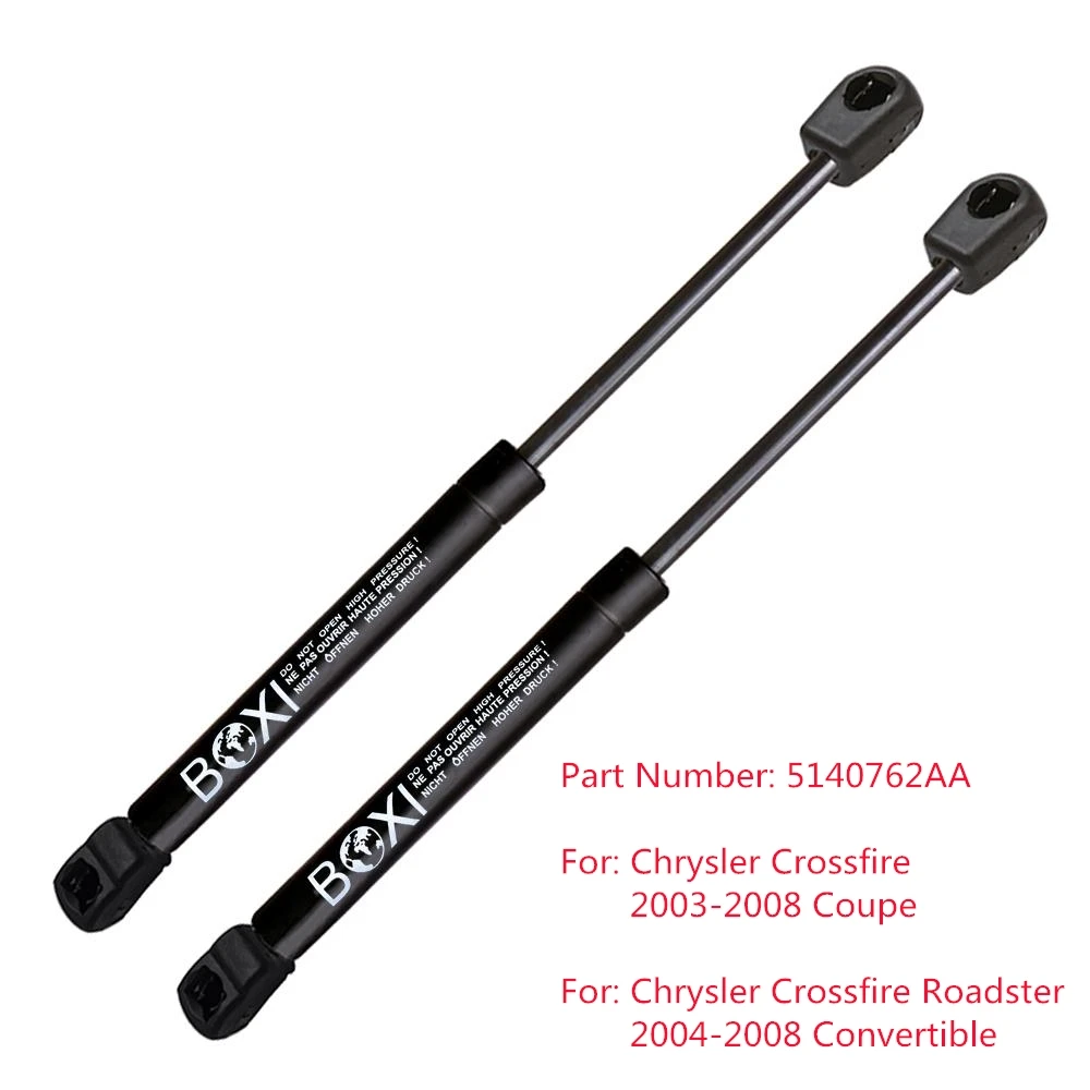 BOXI 2 Piezas Amortiguadores de Gas Traseros para Maletero 5140762AA 5099676AA para Chrysler Crossfire Crossfire Roadster 2003-2008