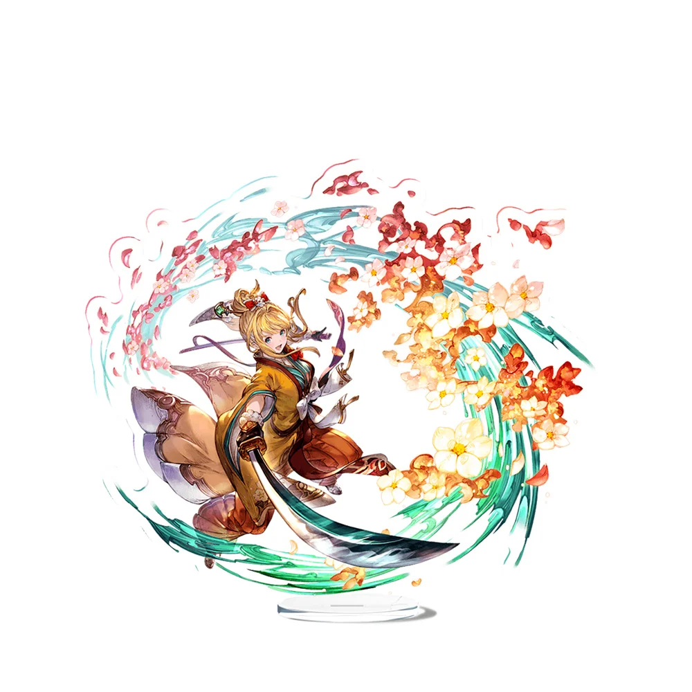 Anime Granblue Fantasy Relink Acrylic Stand Model Cosplay Charm Characters Ornament Accessories Goods Christmas Gifts 15cm