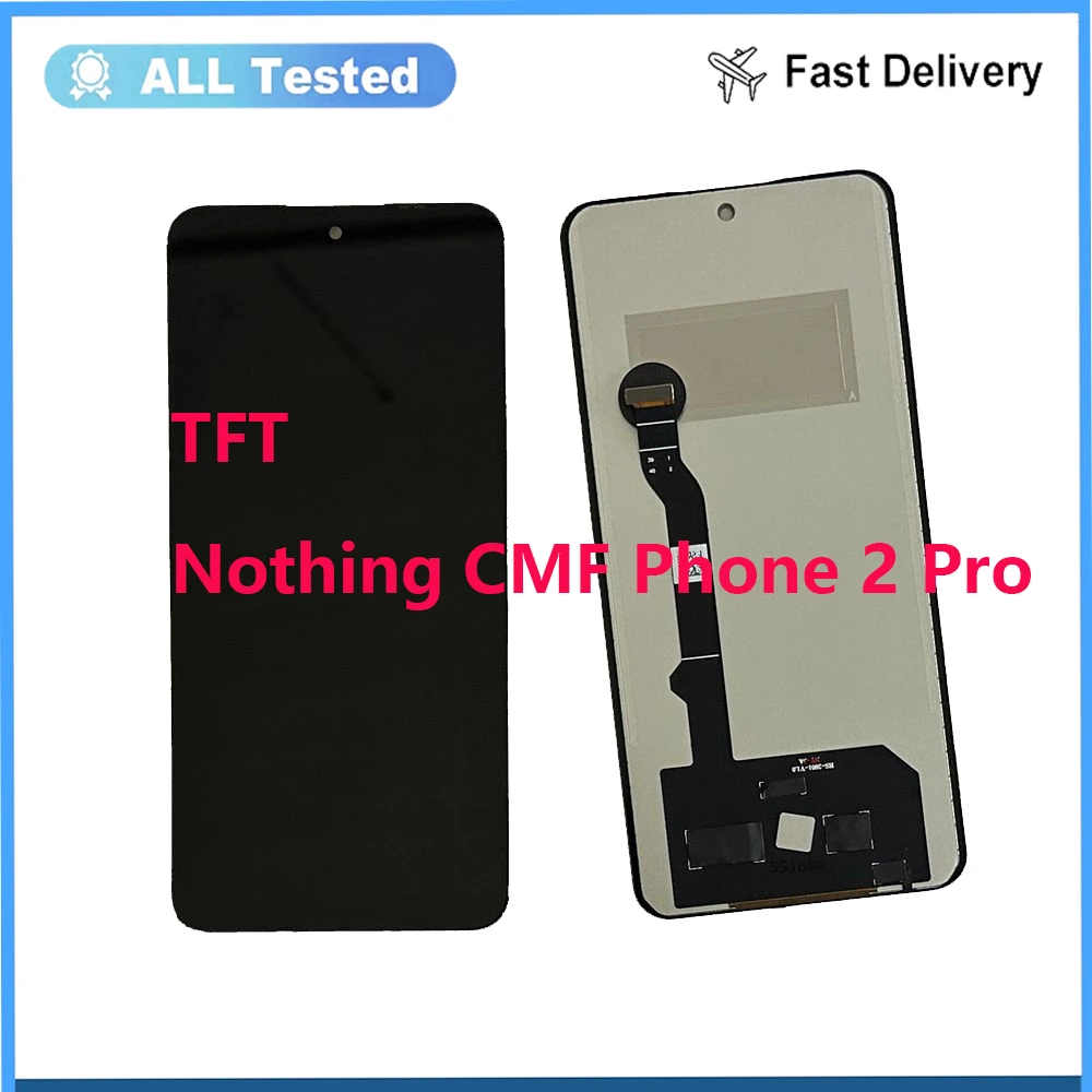 CMF Phone 2 Pro For Nothing  CMF Phone 2 Pro A001 LCD Display Touch Screen Digitizer Nothing  CMF Phone 2 Pro  A001 Display LCD