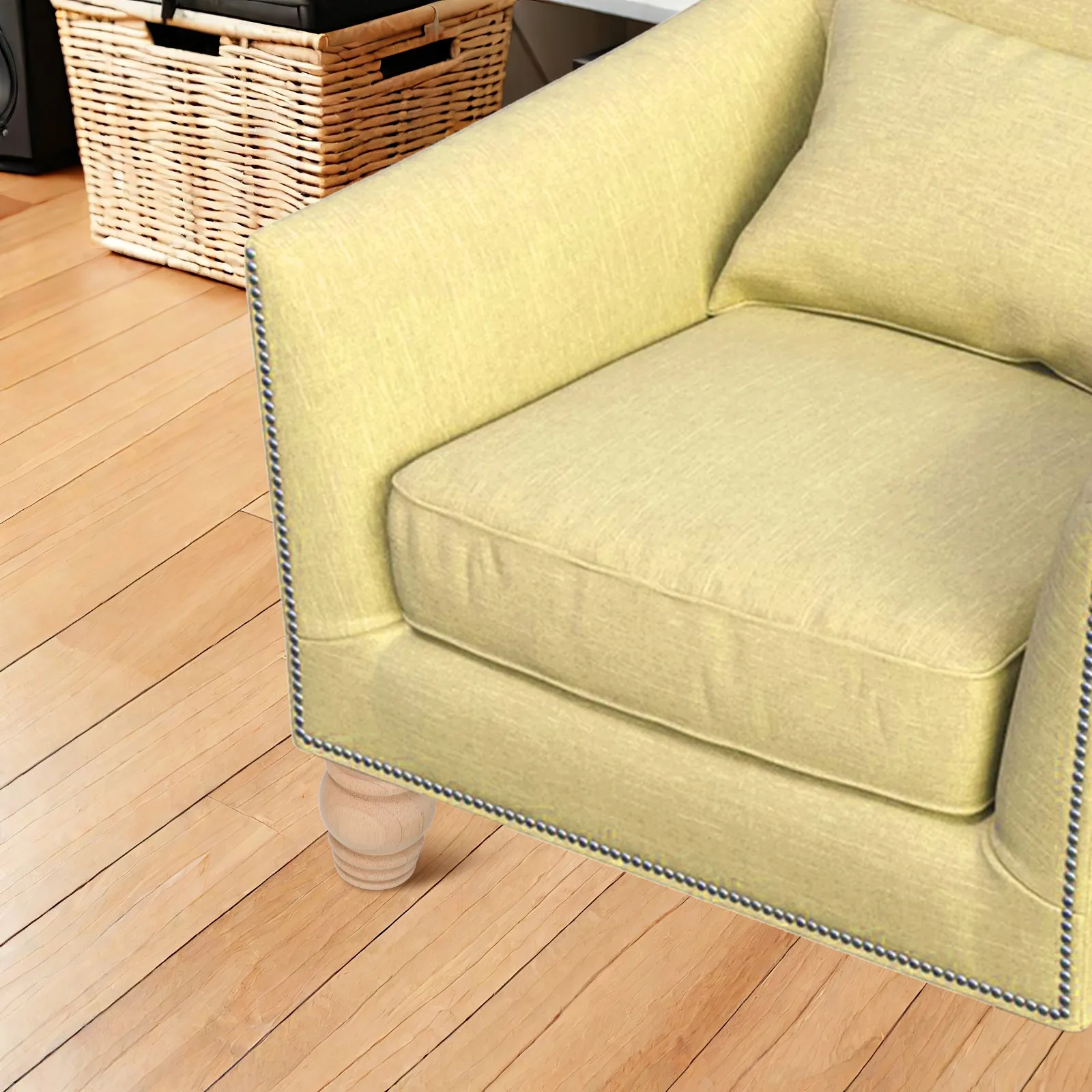 

Декоративные круглые мебельные ножки из массива дерева во французском стиле, 3,9 дюйма, для дивана, кушетки, комода, кровати, тумбы