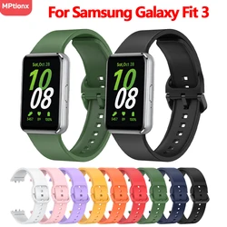 삼성 갤럭시 Fit3 밴드 액세서리에 대한 실리콘 스트랩 삼성 갤럭시 Fit3 시계 팔찌 교체 스포츠 시계 밴드