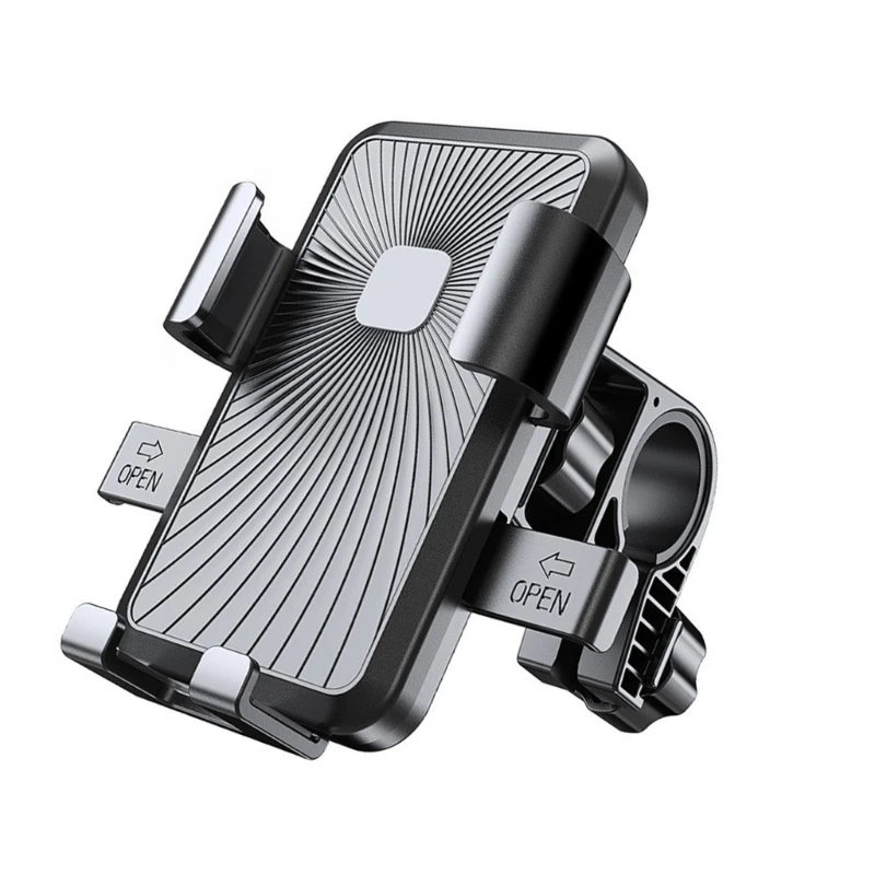 

DuoDton мотоциклетный держатель для мобильного телефона, подставка на руль, кронштейн для телефона, велосипедный уличный зажим для телефона, крепление на руль с зонтиком