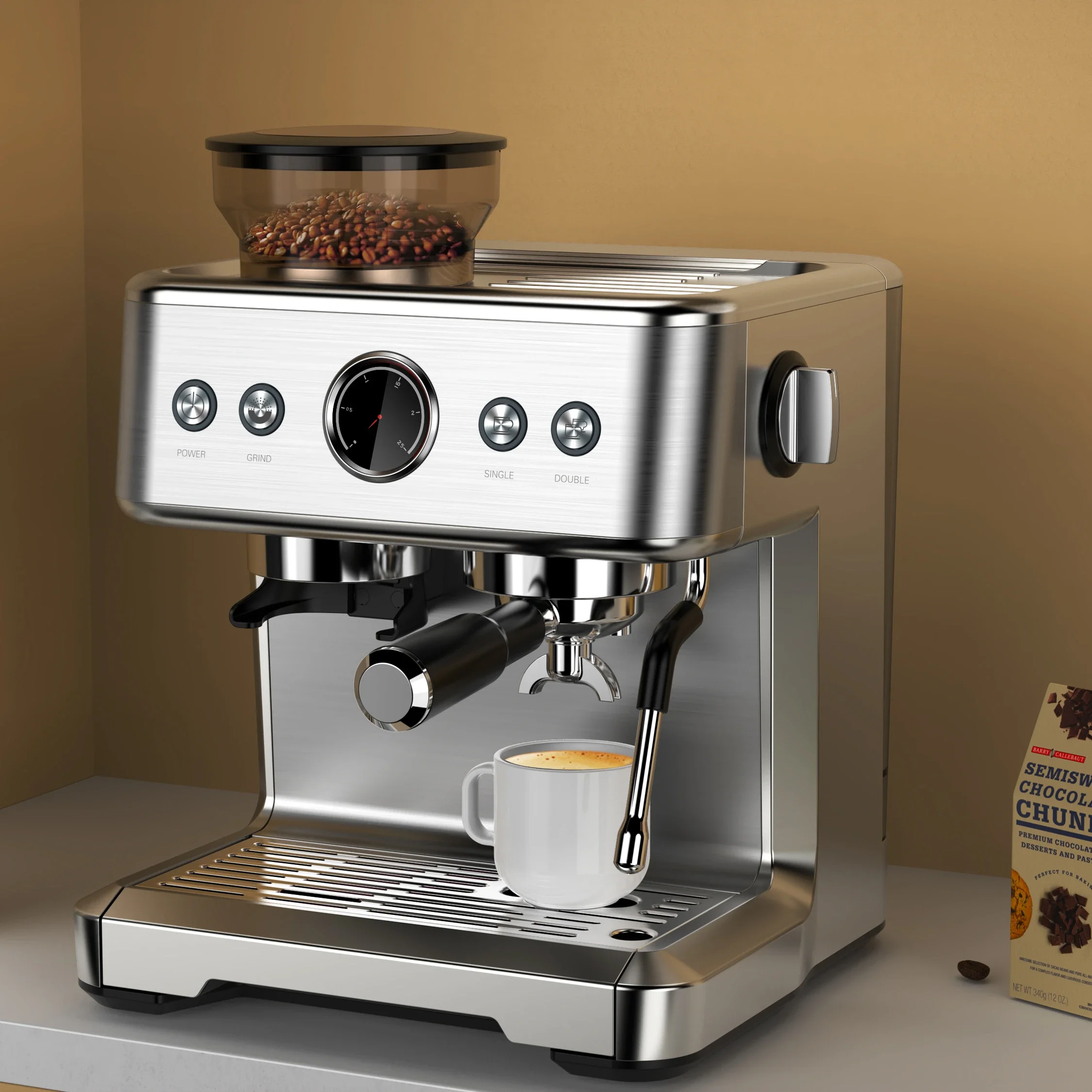 Máquina de cafeteira portátil, torrefação em casa, automática, elétrica, café expresso, 20 bar, nova chegada