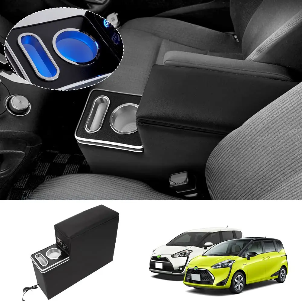 

Intelligent Library Sienta 170 Series Console Box Front And Rear Car Armrest Console Interior Organizer Sienta 170 Series