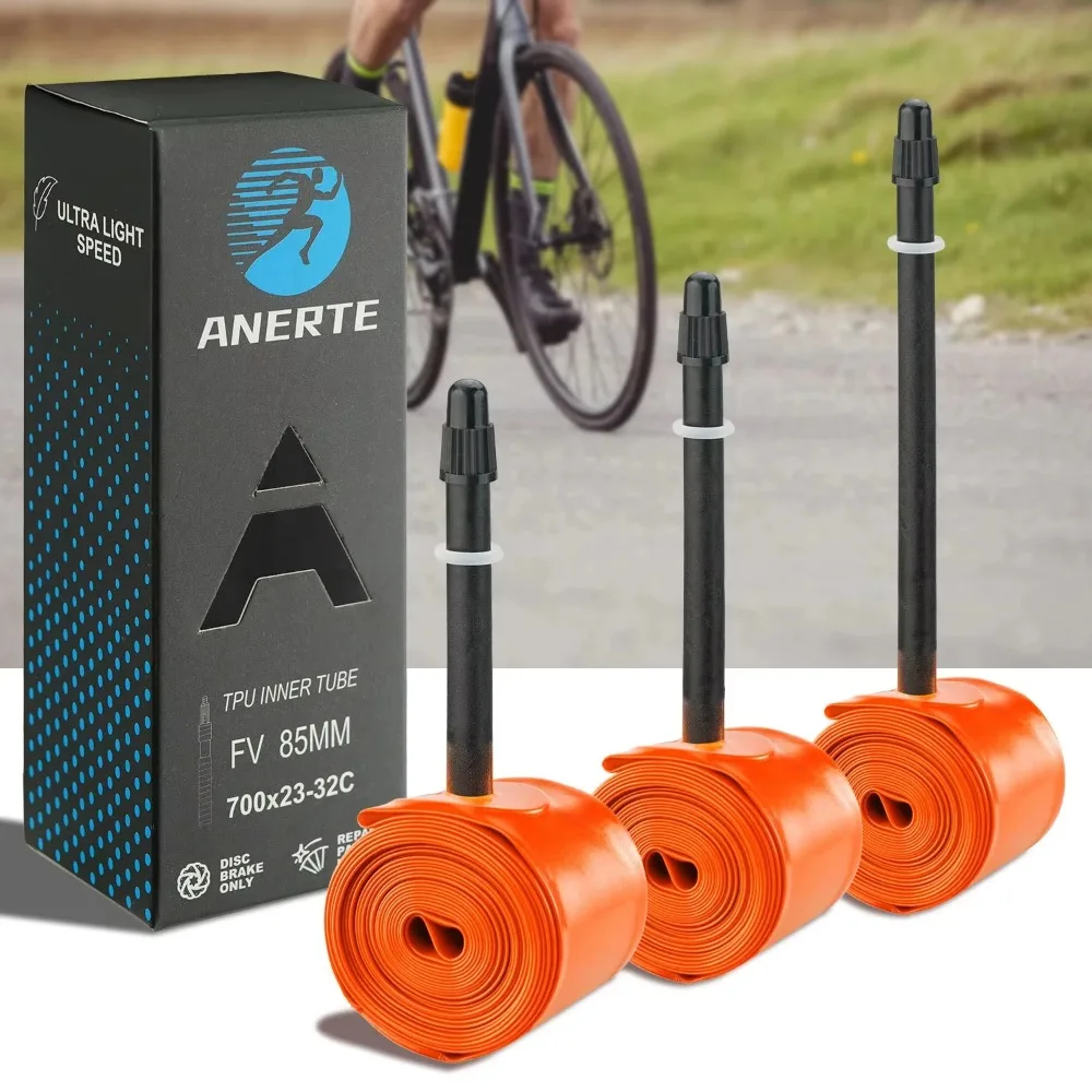New Ultralight 28g Bike Inner Tube 700x23-32c Road Bicycle TPU Material Tire 45/65/85mm Length French Valve Riding Inner Tube