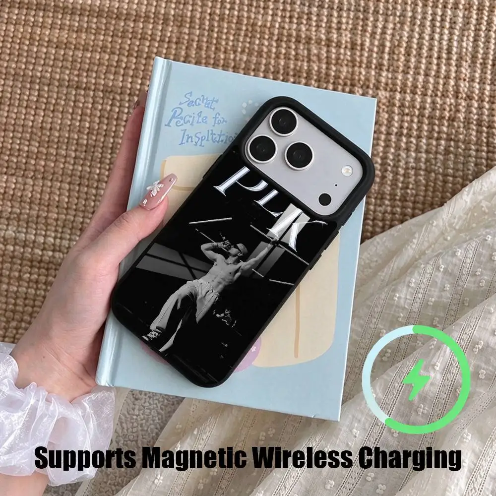 R-Rapper Mathieu PLK French gift Phone Case For iPhone18,17,16,15,14,13,12,11 Plus, Compatible with magnetic wireless charging
