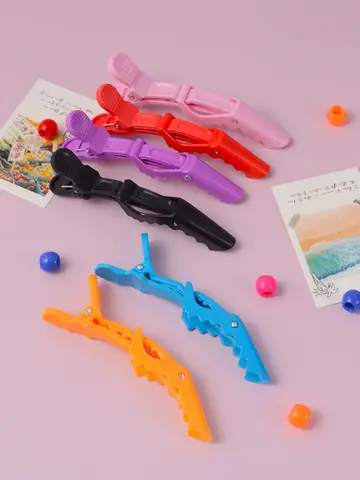 ​​5-30Pieces Crocodile clip Plastic Anti-Slip Hair Clip Black/Pink/White Durable Hairpin Hair Styling Accessories Unisex​