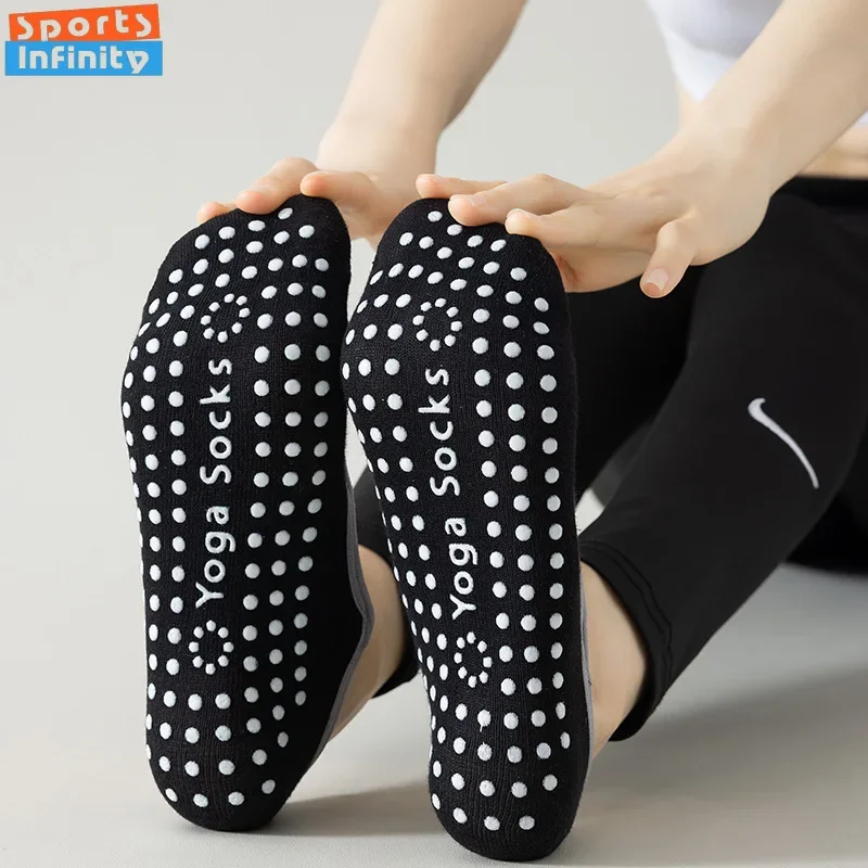 Ultra Thin Professional Yoga Socks Women Boat Sock Silicone Non Slip Pilates Socks Ballet Dance Gym Fitness Workout Sports Socks