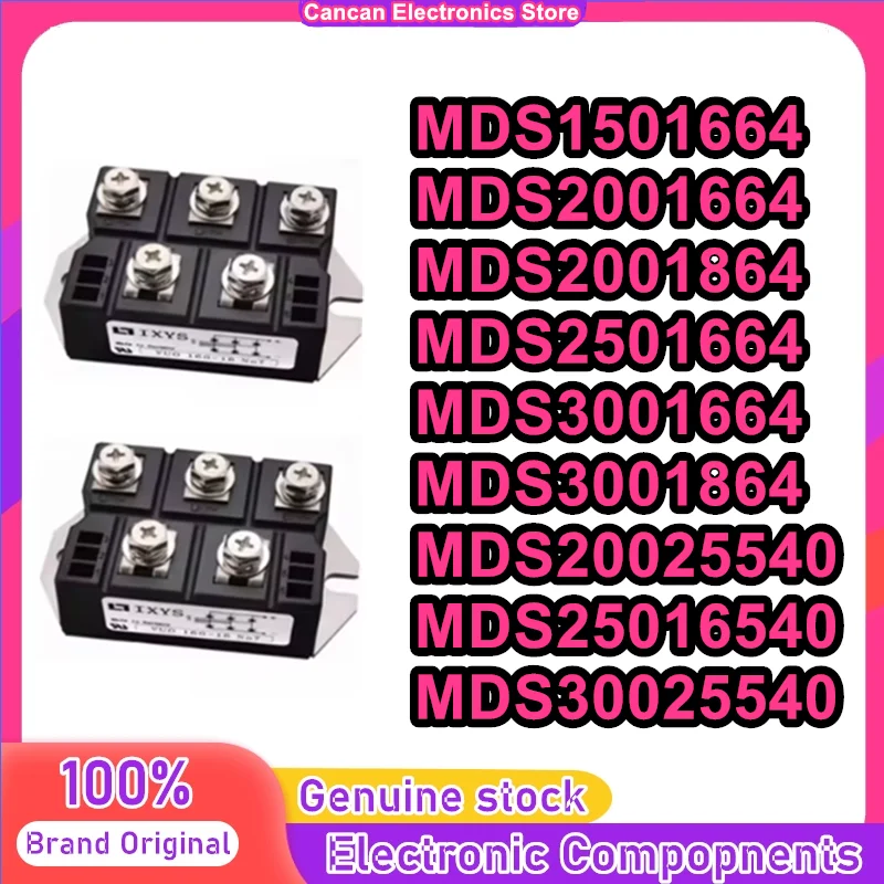 

MDS1501664 MDS2001664 MDS2001864 MDS2501664 MDS3001664 MDS3001864 MDS20025540 MDS25016540 MDS30025540 IGBT Module IN STOCK