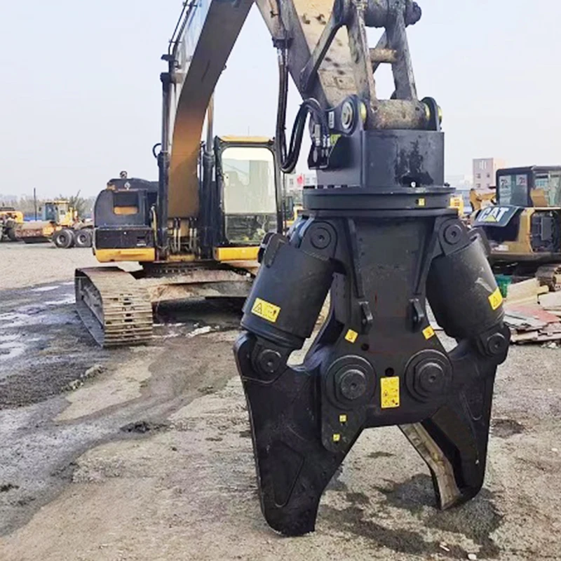 Customized Hydraulic Shear Dual Cylinder Synchronous Drive for Scrap Yard Processing Auto Dismantling Shipyard Demolition Work