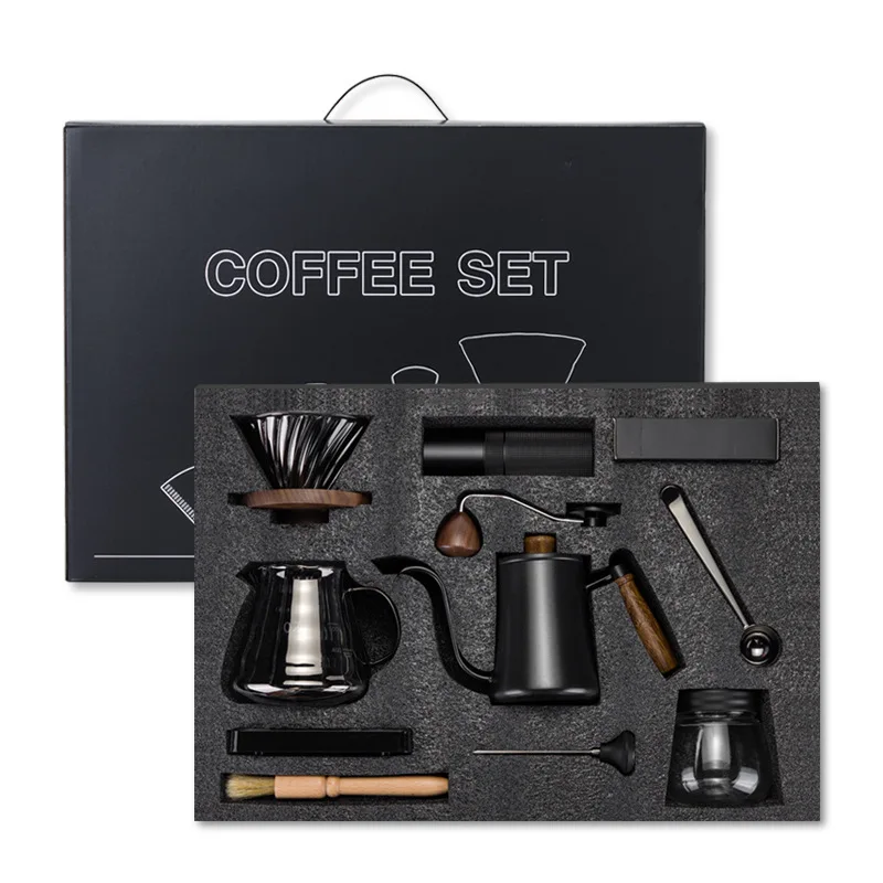 Hand-brewed coffee maker set portable company annual meeting business gift outdoor boutique hand-brewed coffee gift box