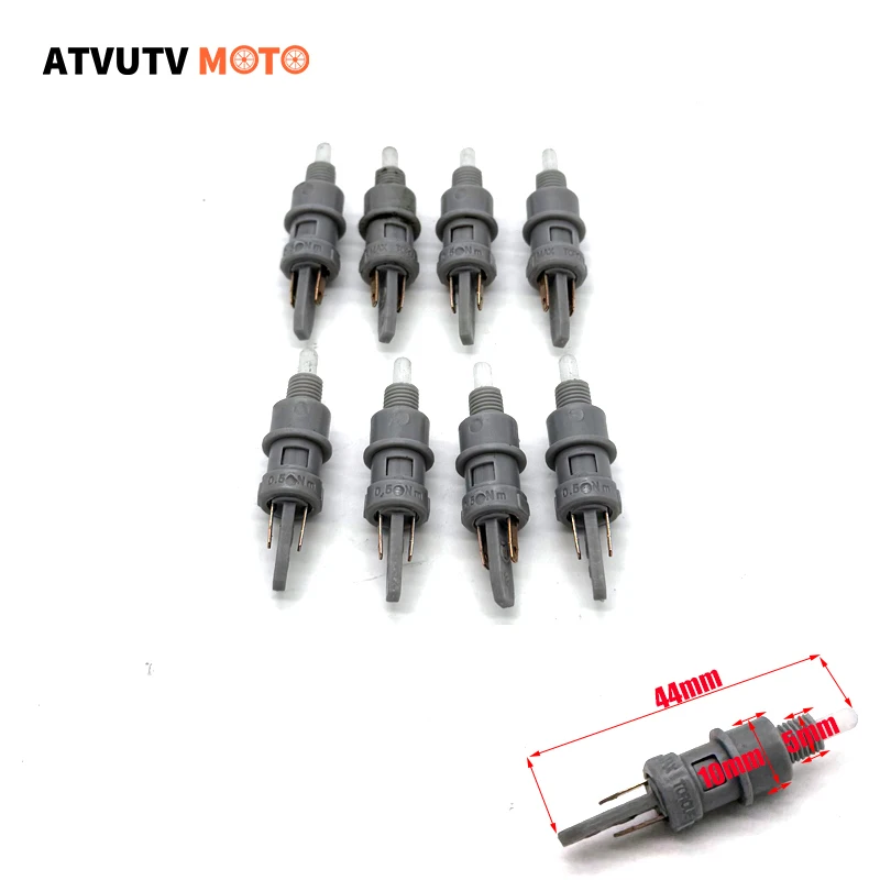 

1/2/4/8pcs 6mm Universal Motorcycle Brake Clutch Switch Front Rear Light Rear Brake Tail Light Plug