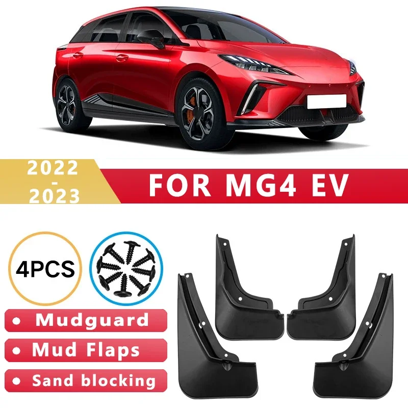 

Mud Flaps Fit for MG4 EV 2022-2023 Mudguards Tire Fenders Splash Proof Accessories Wheel Guards 4ps