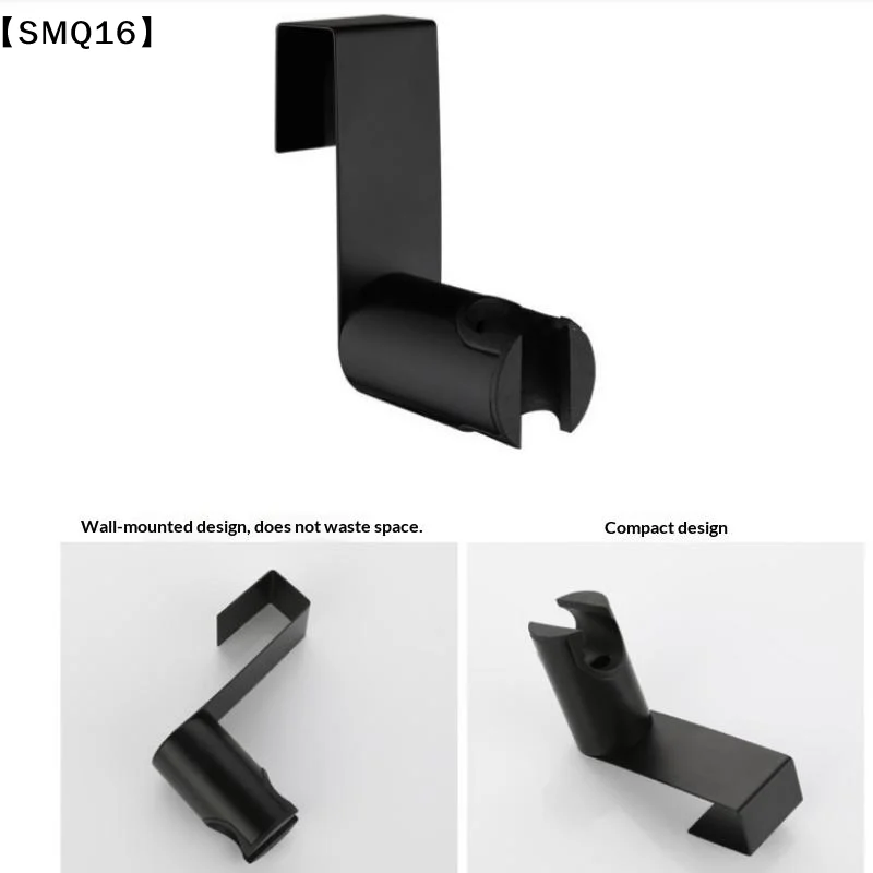 1pcs Stainless Steel Holder Hook Hanger  Sprayer Holder Toilet Bathroom Attachment Hanging Bracket For Hand Shower【SMQ】