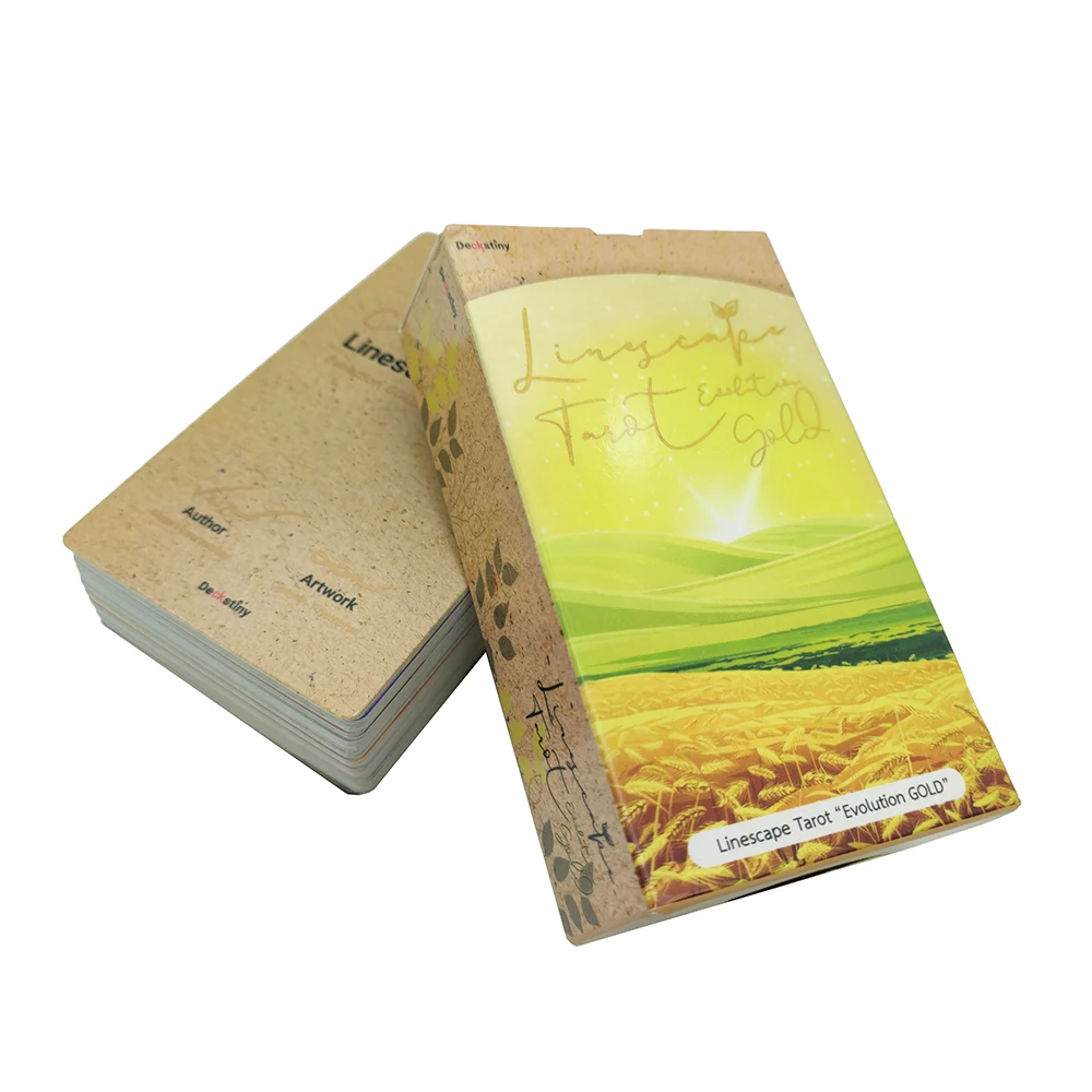 12x7cm Linescape Divination Tarot Evolution Narrow Line and Wide Landscape with Guide Book