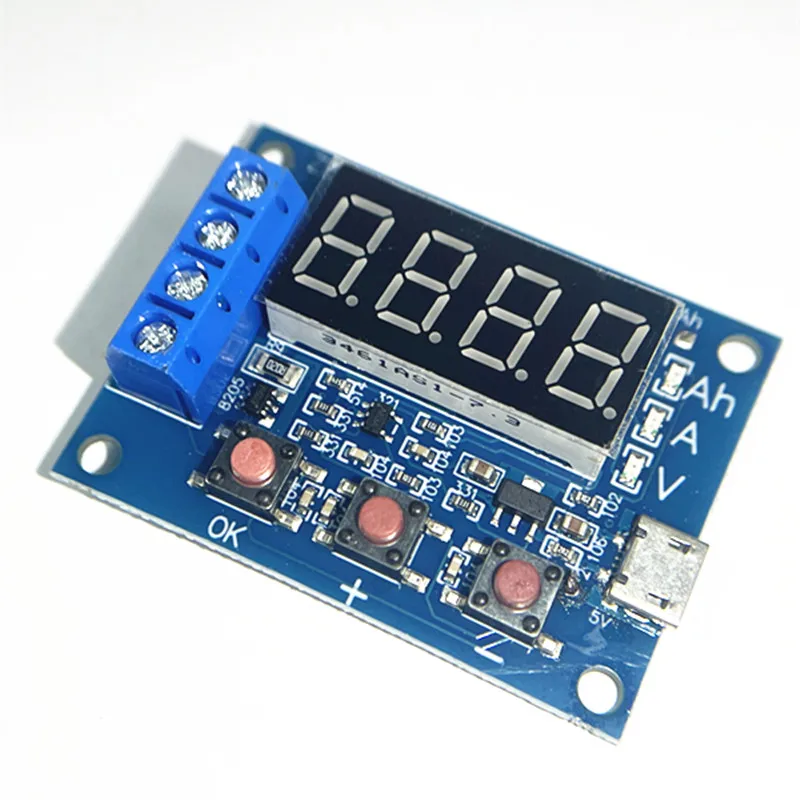 1pcs ZB2L3 Li-ion Lithium Lead-acid Battery Capacity Meter Discharge Tester Analyzer Measurement Analysis Instruments