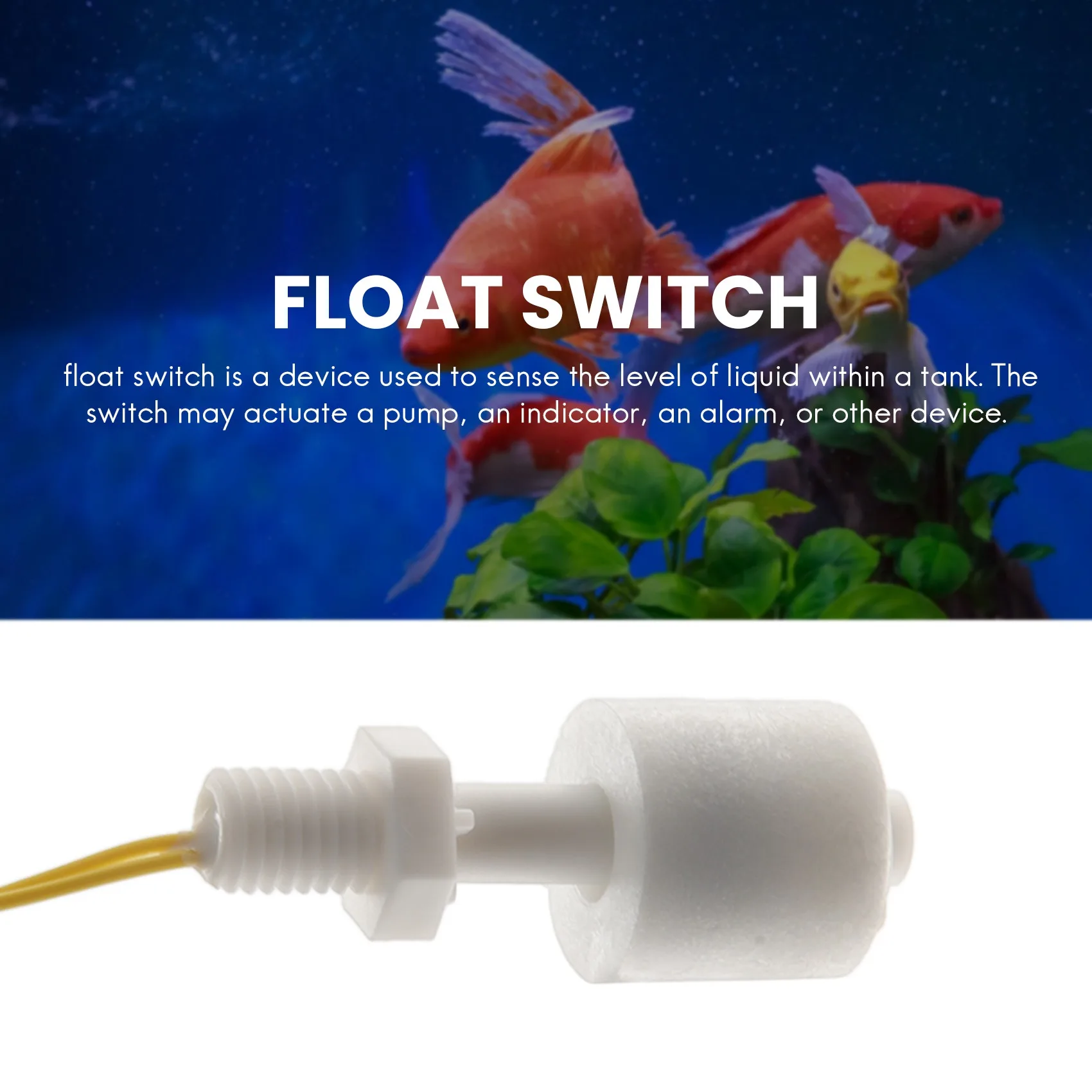 BAAE 5 Pieces ZP4510 Liquid Water Level Sensor Vertical Float Switches