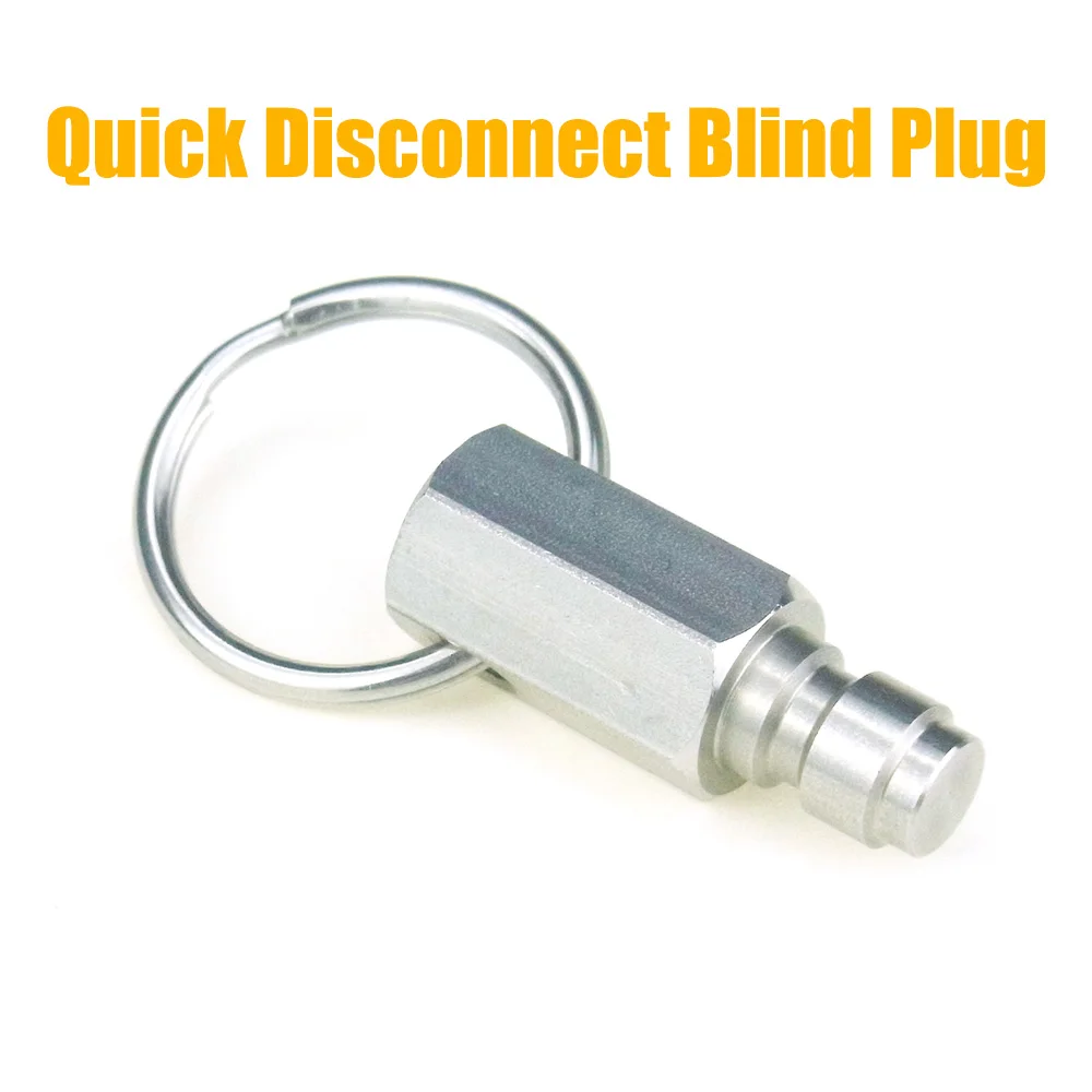 Hochdruck 8MM Foster Quick Disconnect Männlich Weiblich Adapter Füllnippel Blind Plug Gewinde 1/8NPT & 1/8BSP & M10 * 1