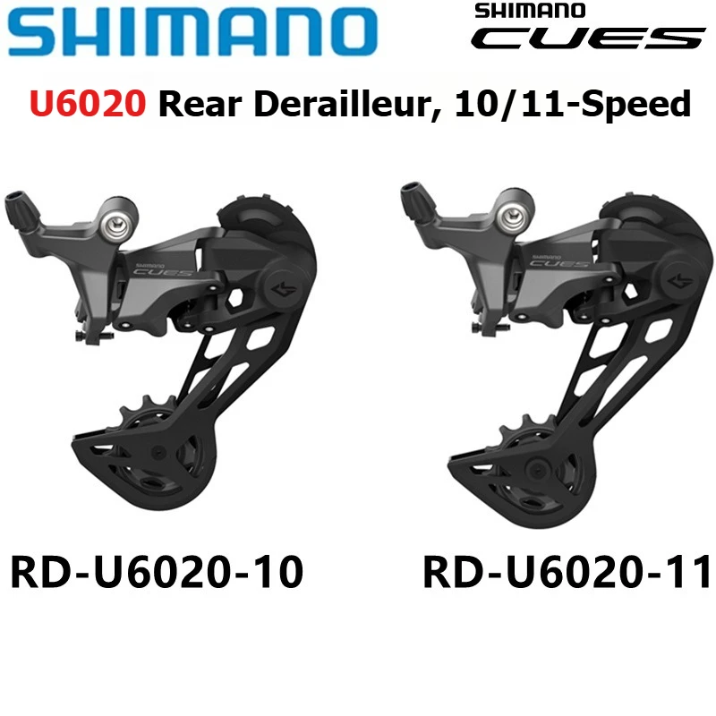 

SHIMANO CUES RD-U6020 Rear Derailleur 10/11-Speed for Mountain Bikes Compatible with The CUES Series