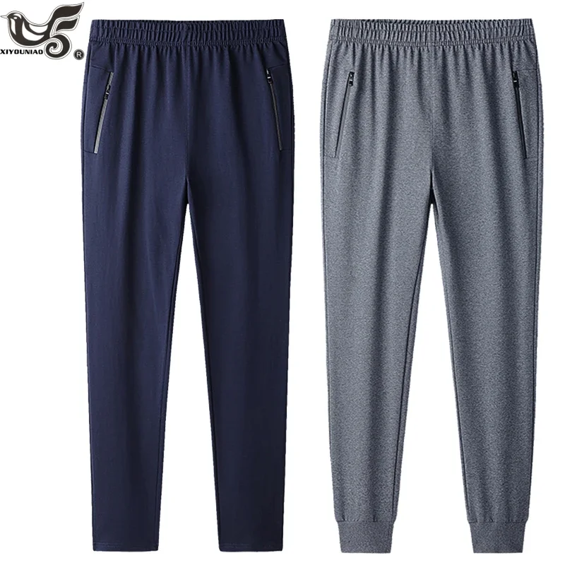 Plus size 6XL 7XL 8XL 9XL Mens Casual Pants Fitness Men`s Gyms Joggers Sportswear Tracksuit Bottoms Skinny Sweatpants Trousers