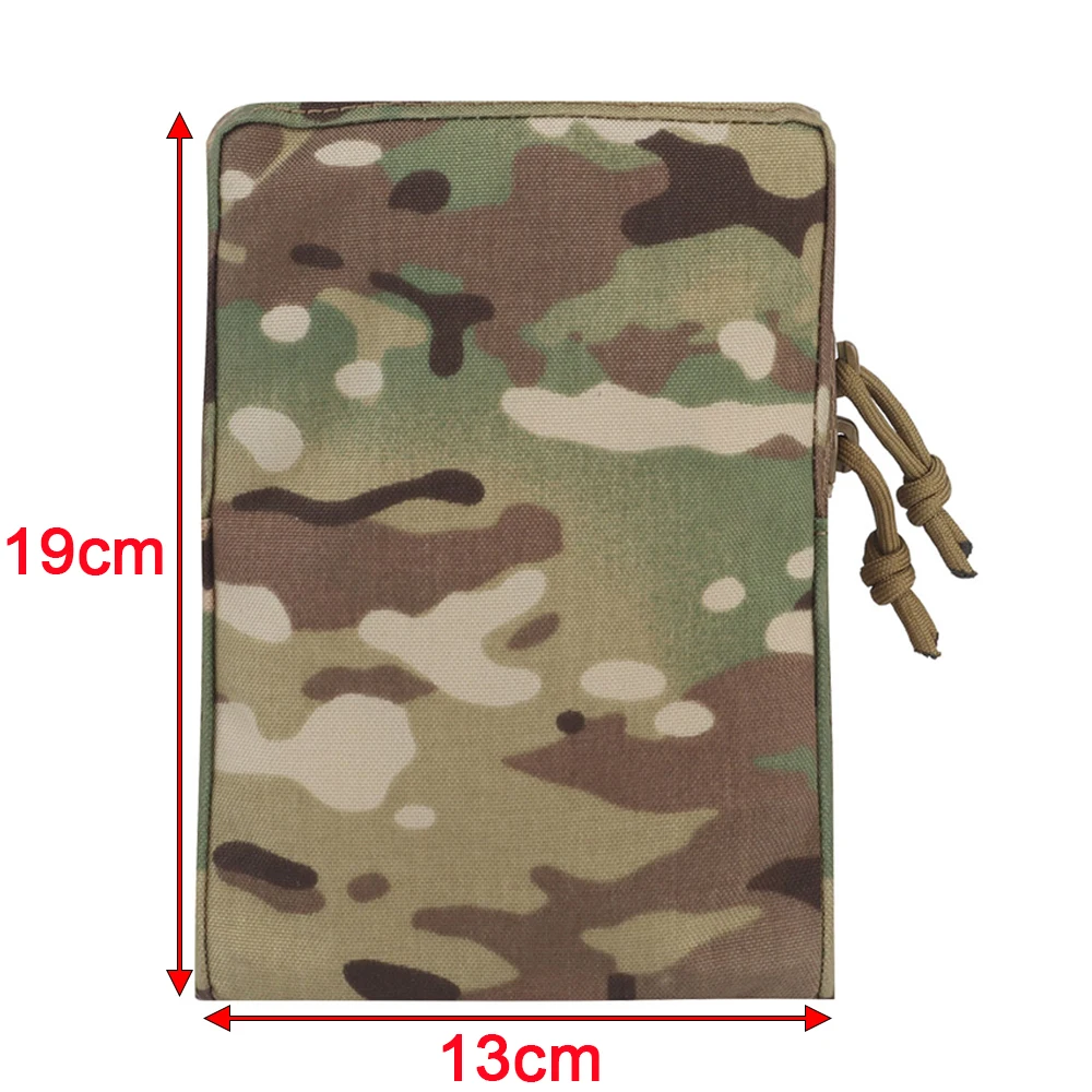 Lightweight GP Pouch Medium Vertical Utility Pouch Multifunctional Portable Storage Bag Double Zippers MOLLE Hunting Accessories