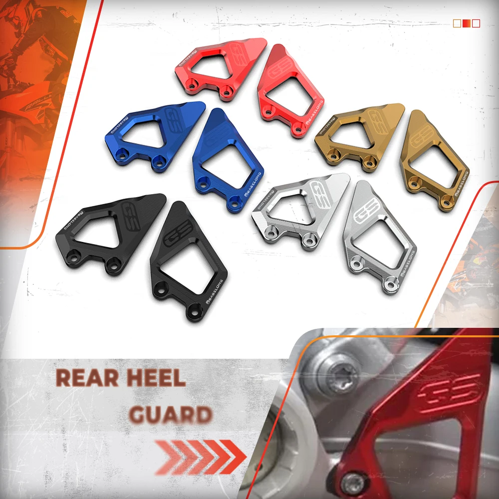 

Motorcycle Rear Heel Guard Foot Peg Rest Protector For BMW R1250 GS R 1250GS ADV R1250GS 18-2024 R1200GS LC Advenutre 2013-2018