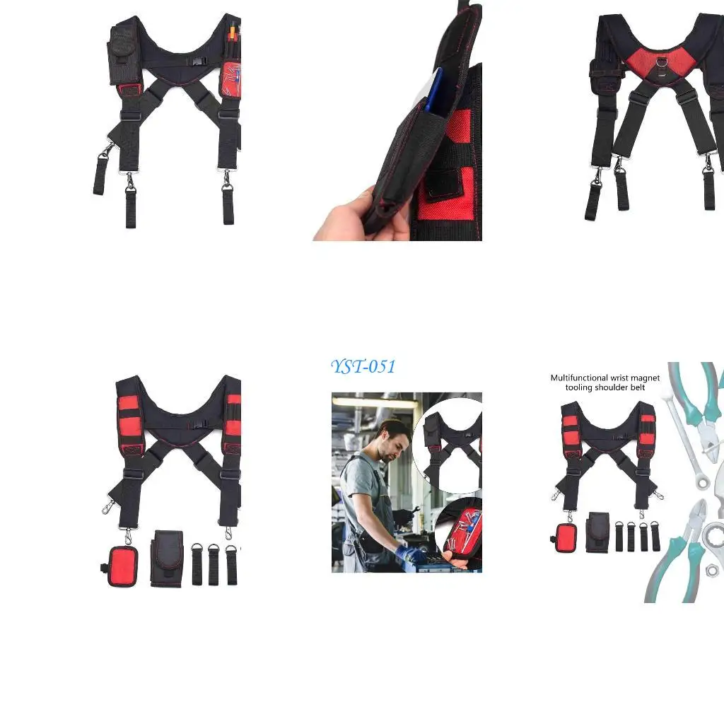 

E15A Carpenter Tool Belt Suspenders Heavy Duty Tool Belt Suspenders with