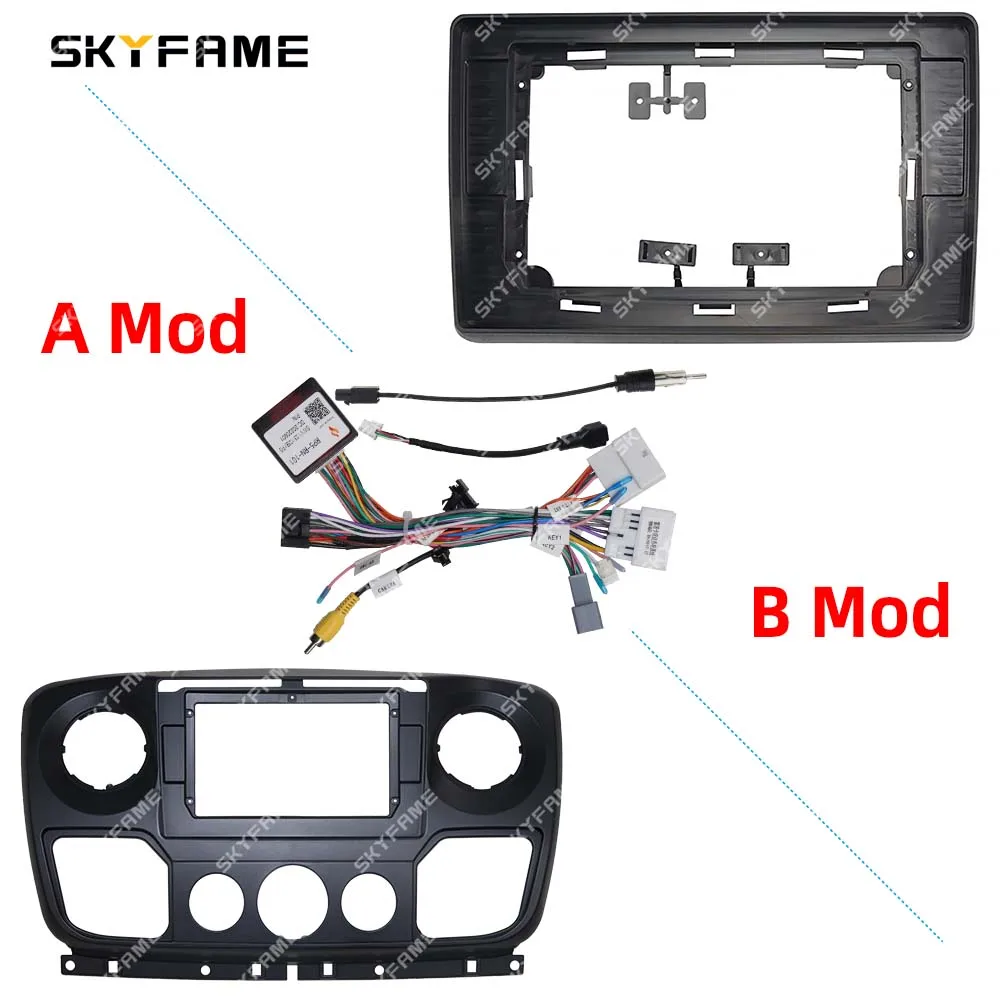 

SKYFAME Car Frame Fascia Adapter Android Radio Audio Dash Fitting Panel Kit For Nissan Nv400 Renault Master Opel Movano