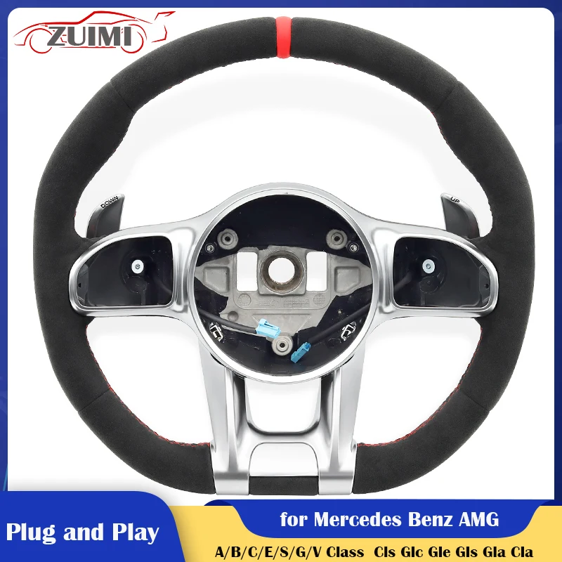 

Car Steering Wheel OEM any color for Mercedes Benz AMG E43 S63 S65 C200 W167 W177 W190 W204 W205 C205 W213 W217 W222