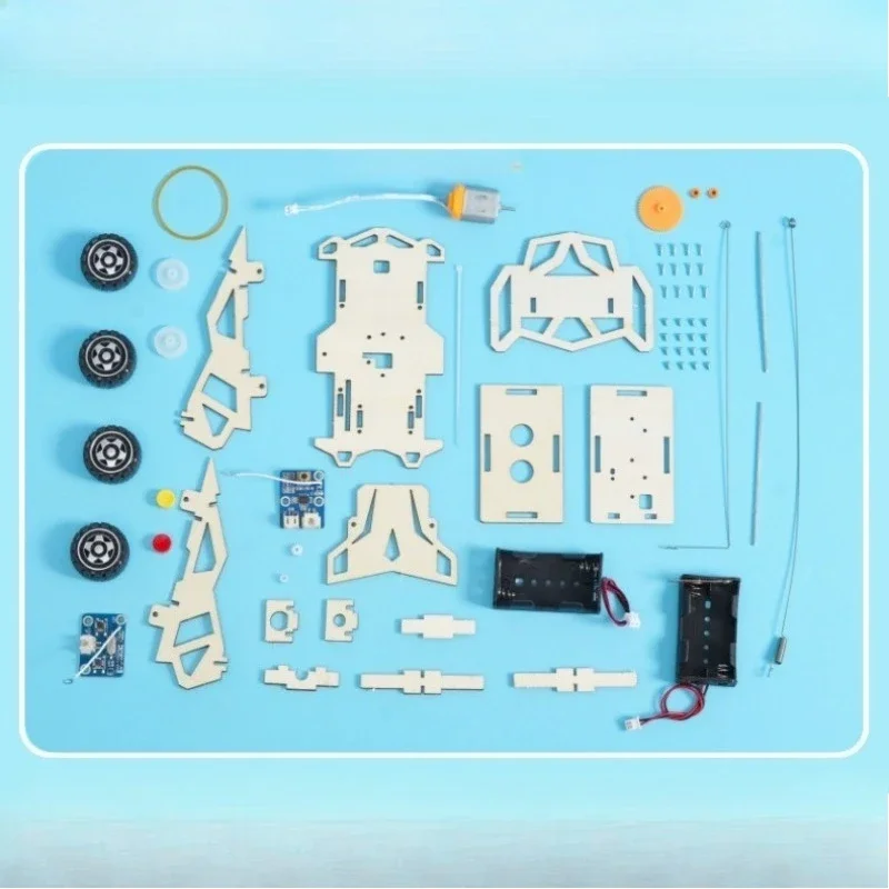 سيارة RC قابلة للبرمجة: برمجة رسومية + توسيع المستشعر، مجموعة التنوير والتدريب الهندسي #6