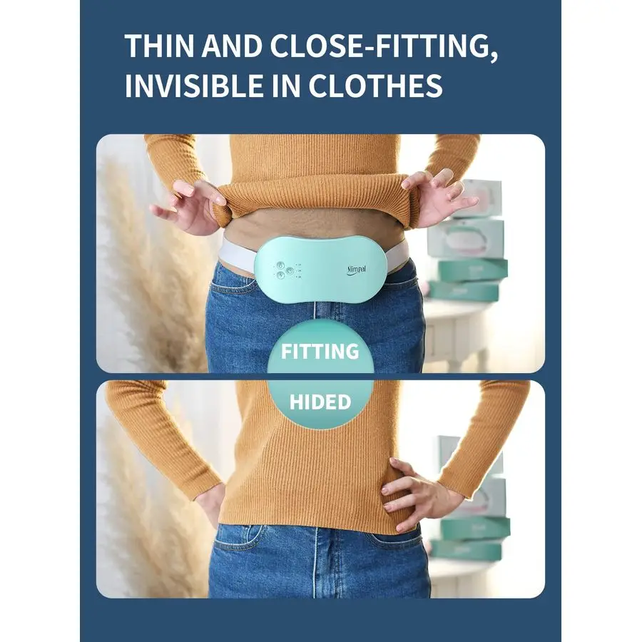 

Portable Heating Pad for Period Cramps, Electric Cordless Heating Pad for Menstrual Cramps Relief, 3 Timer Auto Off Setting, Wea