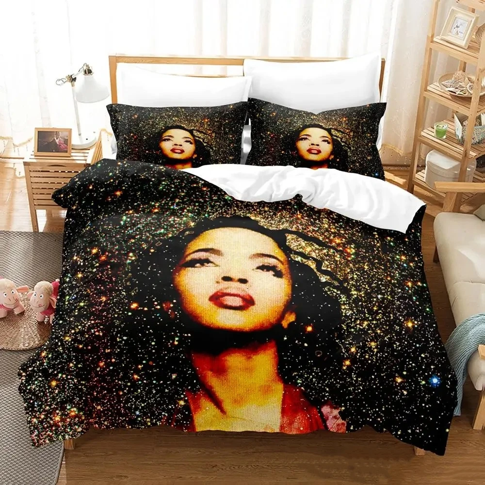 

2023 Lauryn Hill Bedding Set Single Twin Full Queen King Size Bed Set Adult Kid Bedroom Duvetcover Sets Anime parure de lit Bed