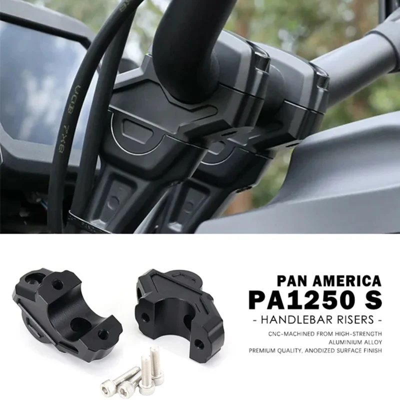 

For Pan America RA1250 PA 1250S PA1250 2021+ Handlebar Riser Clamp Heighten