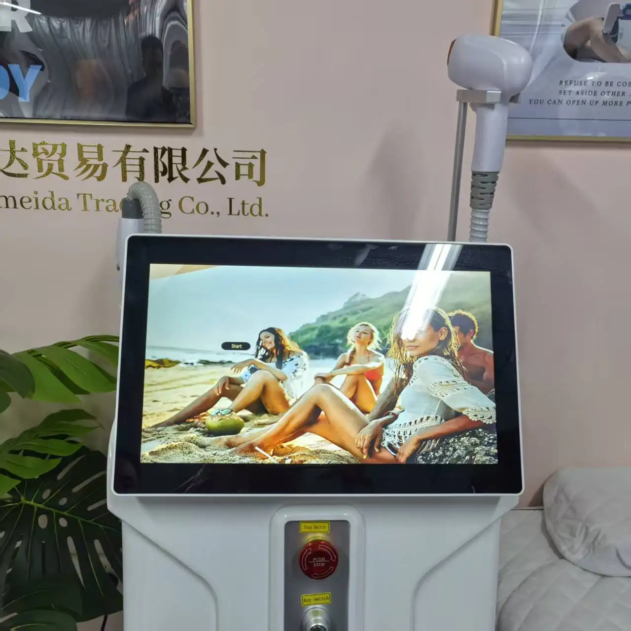 2 In 1 Picosecond 808nm Semiconductor Diode Laser Machine Freezing Point Cooling Painless Hair Removal And Tattoo Removal Salon