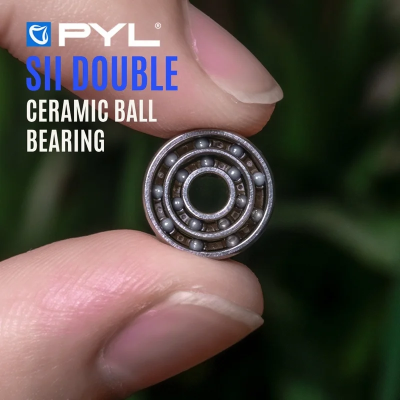 pyl-sii-double-hybrid-ceramic-ball-bearing-anti-rust-high-rpm-bearing-bfs-micro-fishing-reel-upgrade-bearing