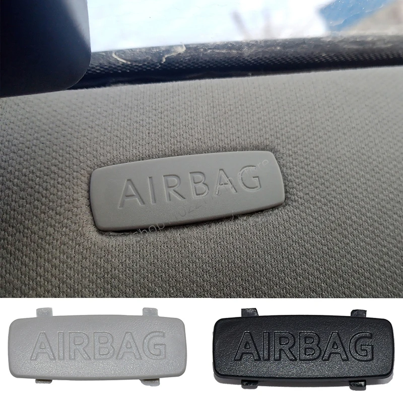 Car A B C Pillar AIRBAG Badge Trim Cover Cap Replace for VW Jetta Golf Caddy Passat CC Polo Arona Ateca Touran Ibiza Accessories