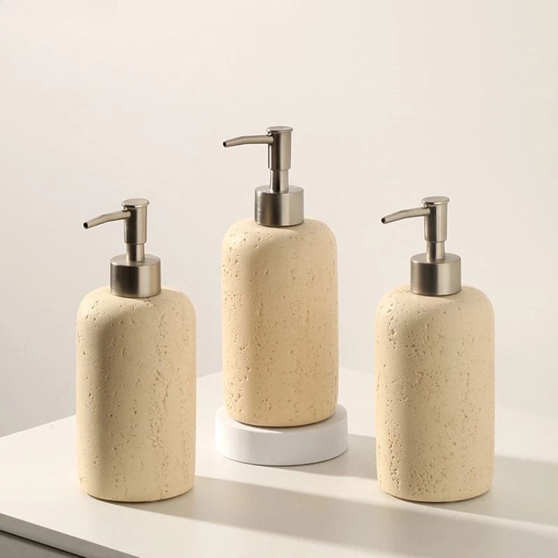 

Бутылка для дезинфицирующего средства для рук в ванной комнате, Европейская роскошная бутылка для ароматерапии в ванной комнате, ватный тампон, набор подносов, аксессуары для ванной комнаты