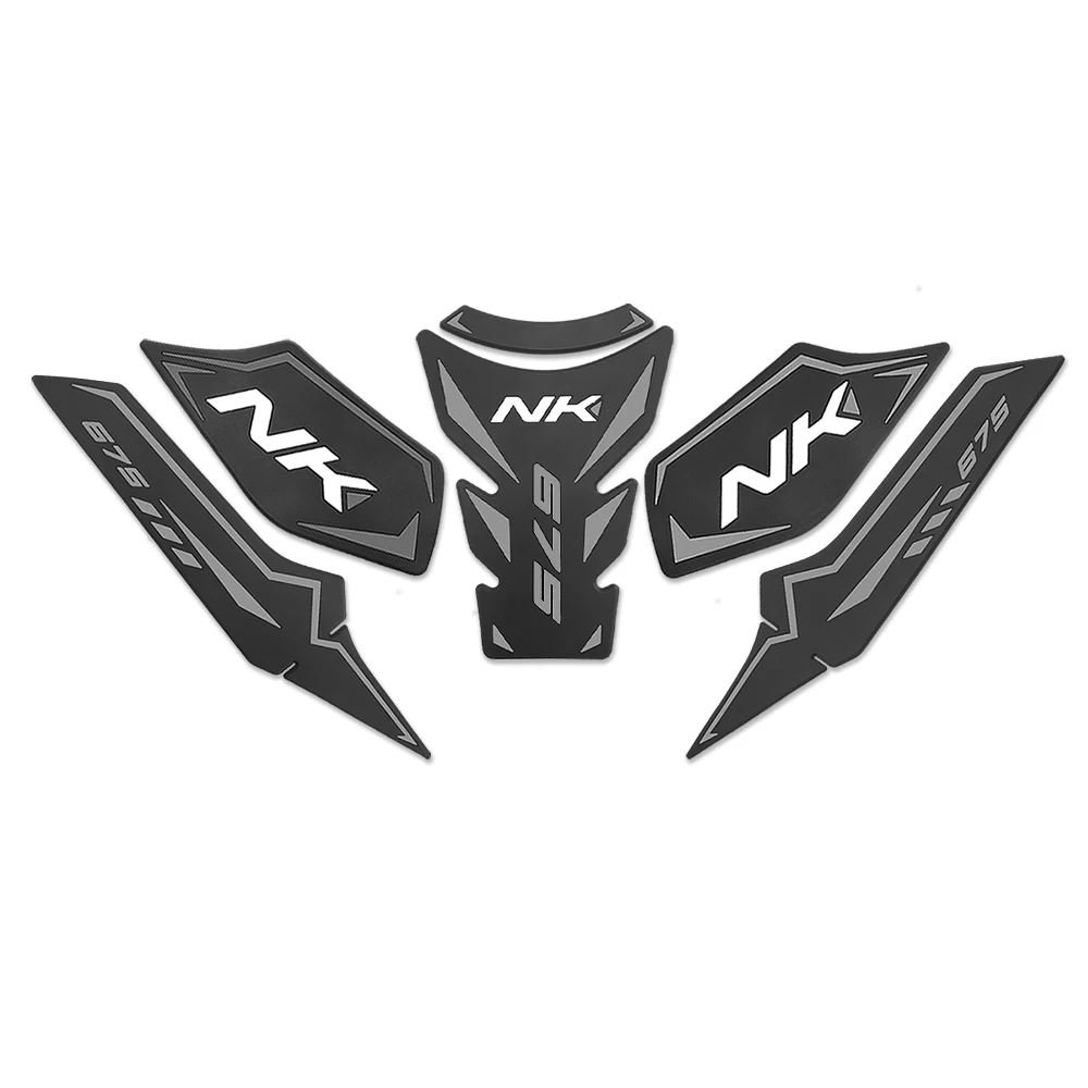 دراجة نارية الملحقات ملصق مائي عدة خزان الوقود وسادة واقية مكافحة زلة الجانب خزان الوقود وسادة ل CFMOTO 675NK 675 NK 2024-2025