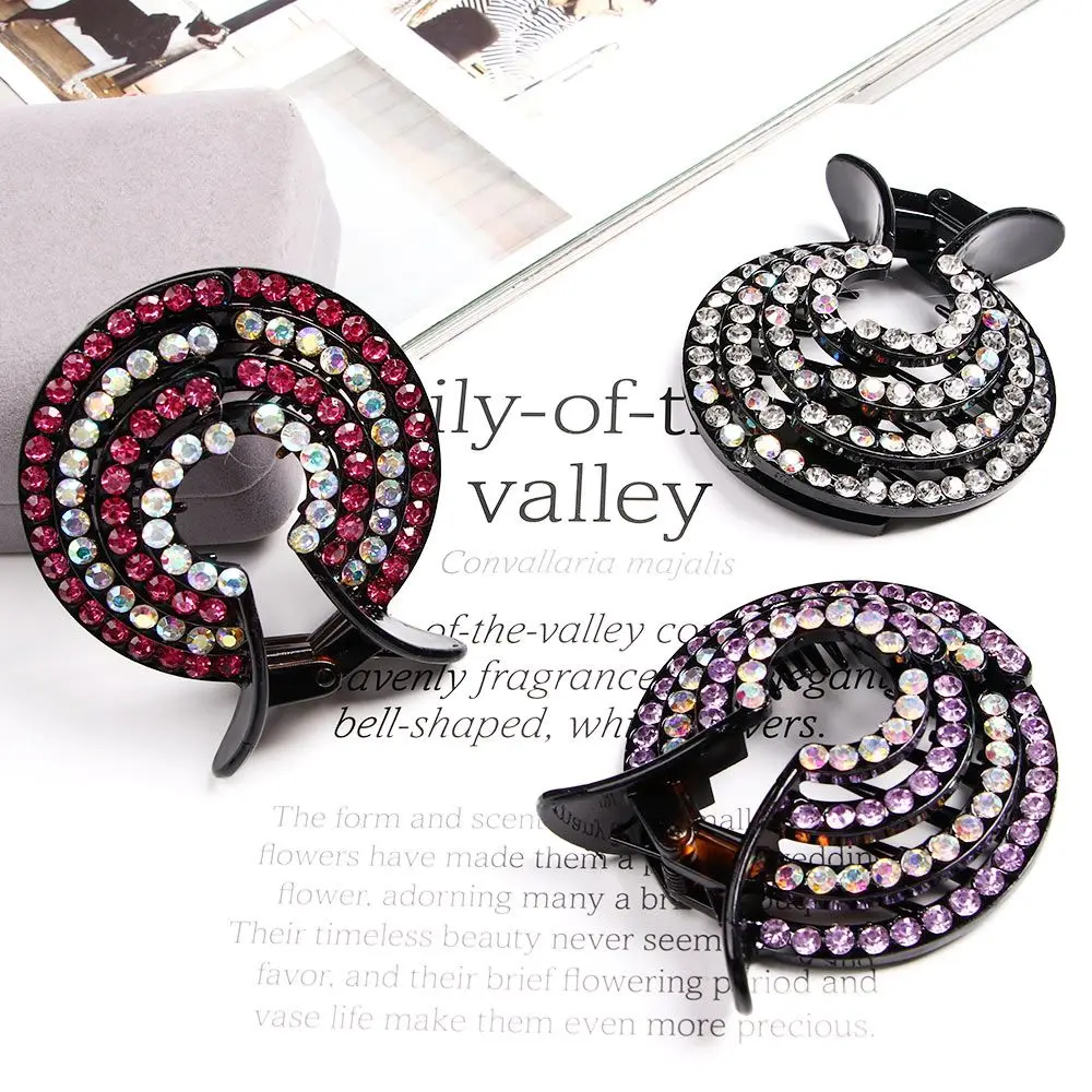 Fashion Women Ladies Bird Nest Ponytail Buckle Hair Clips Hair Claw Clamps Hair Bun Holders Hair Accessories Hair Pins