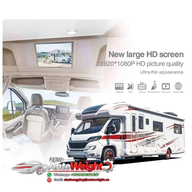 21.5 Inch 1080P Wall Mounted Bus Monitor Video Input Vehicle LCD Video Display Screen RV Monitor