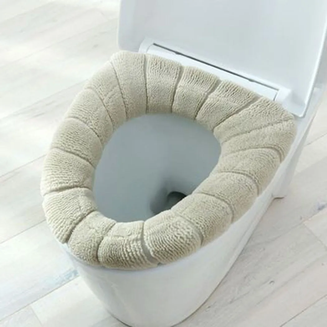 욕실 워머 변기 세탁 가능한 부드러운 패드 시트 클로즈스툴 커버, 하이 퀄리티 소재, 내구성 있고 실용적인 사용