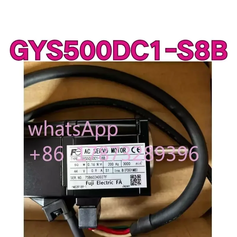 

Новый серводвигатель GYS500CDC1-S8B для быстрой доставки